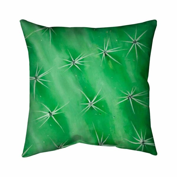 Fondo 26 x 26 in. Cactus Closeup-Double Sided Print Indoor Pillow FO2798541